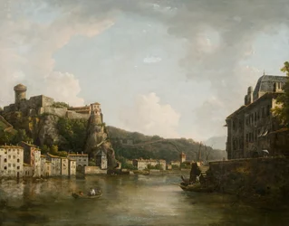 Vue du Château de Pierre-Encise sur le Rhône, Lyon
